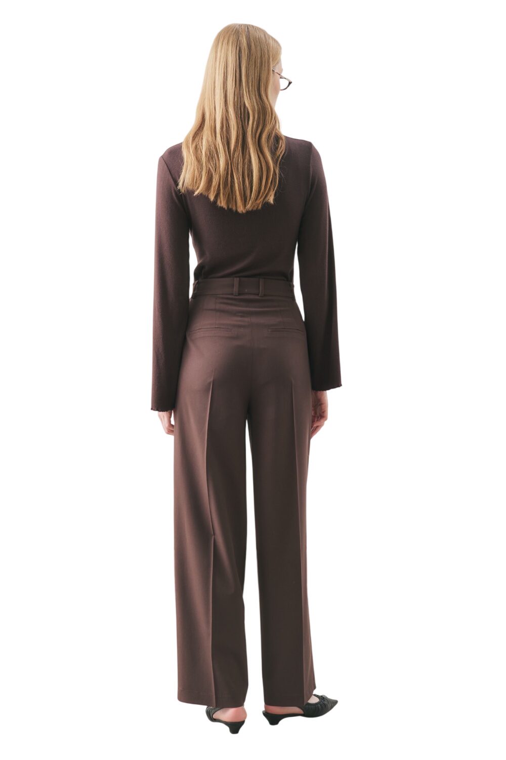 KLASSISCHE FALTENHOSE SCHWARZ
