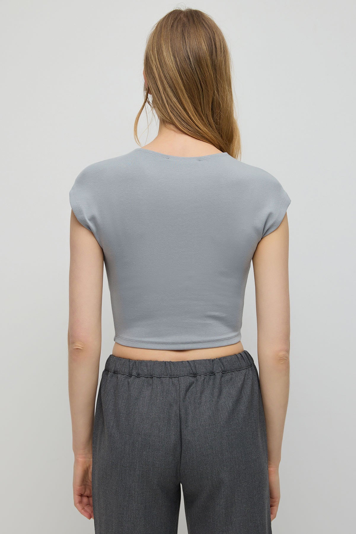 Crop-Top-T-Shirt