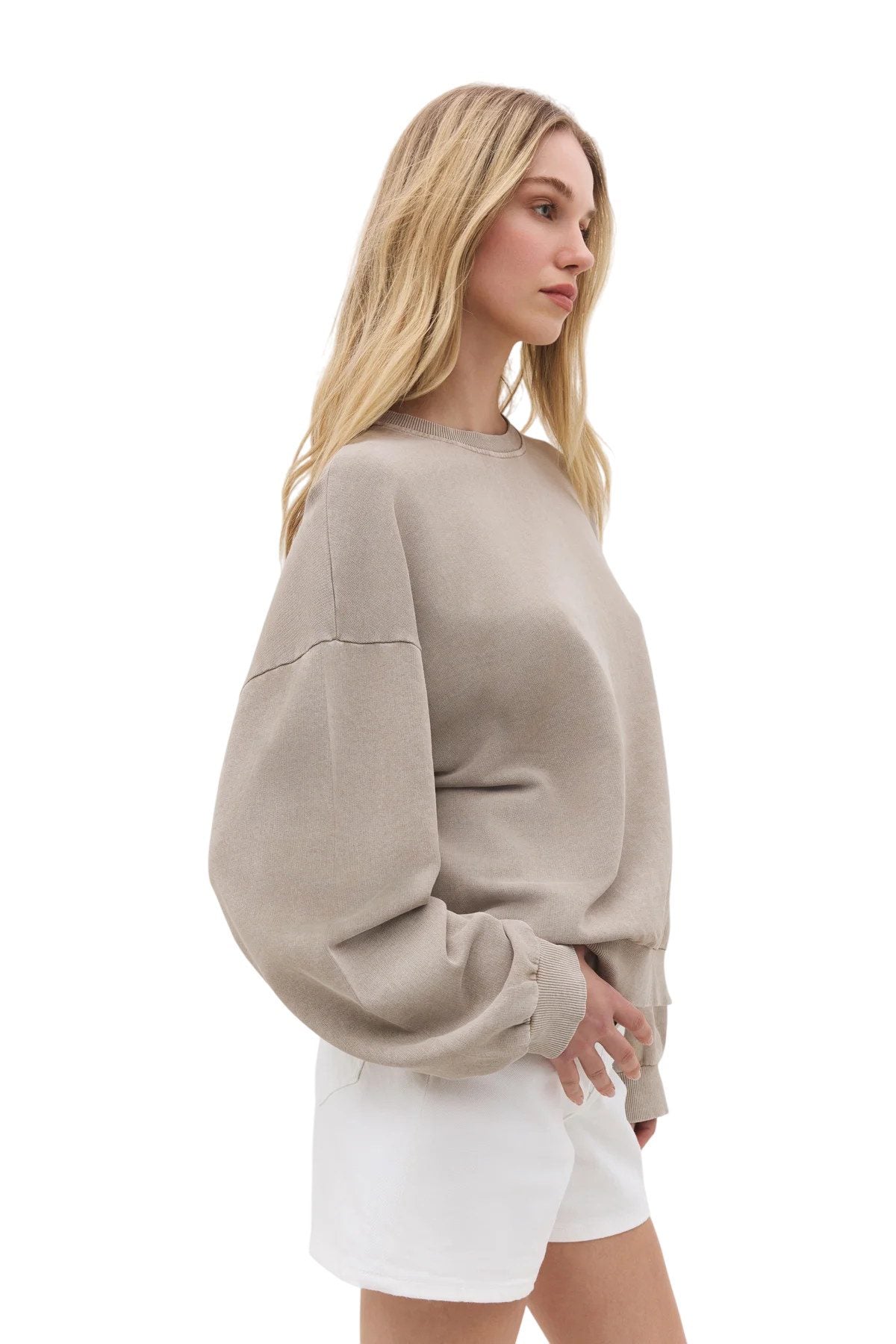 Sweatshirt mit Rundhalsausschnitt