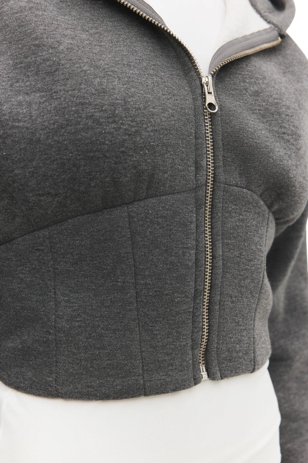 Strickjacke mit Reißverschluss