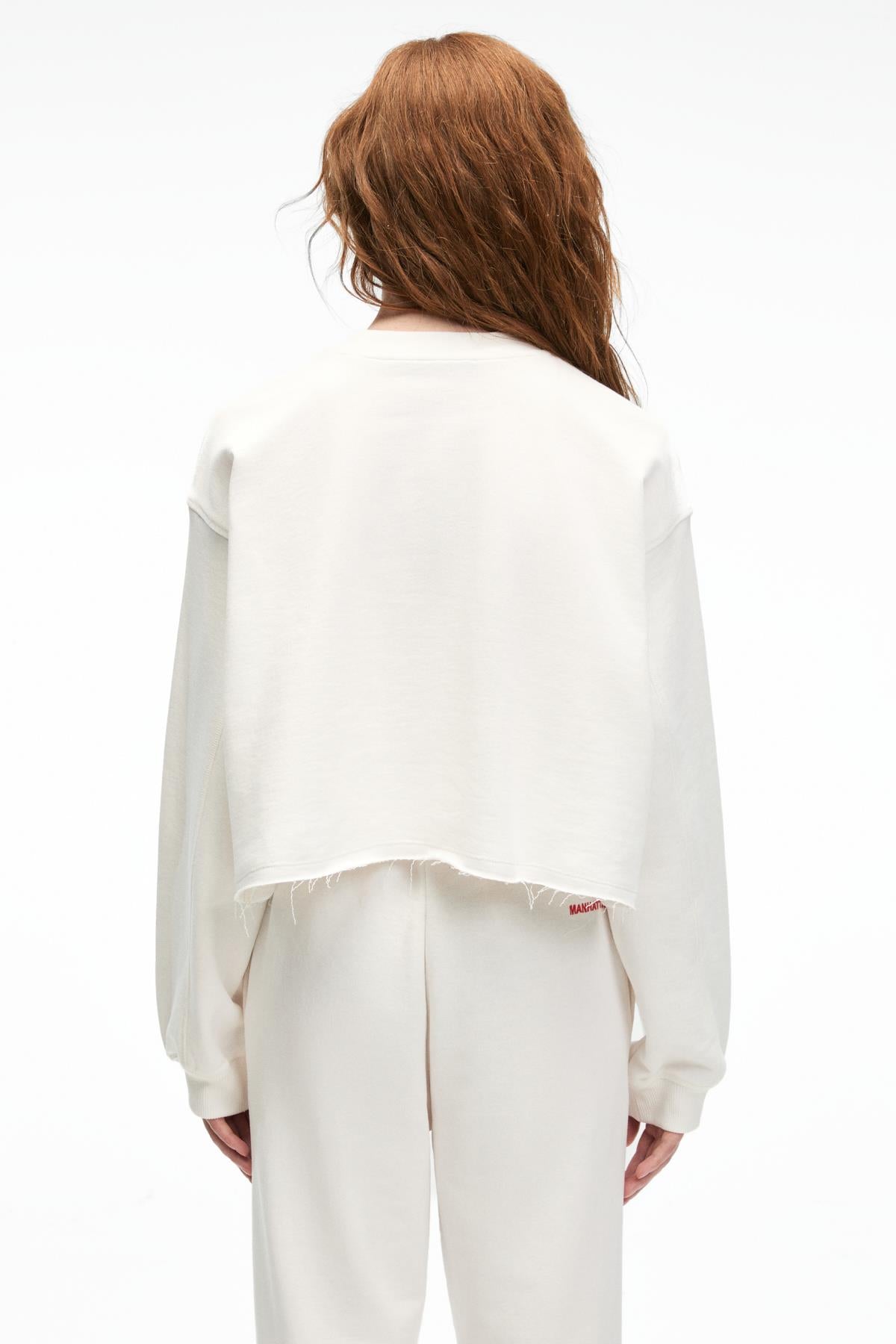 DELYRA Damen Lockeres Sweatshirt