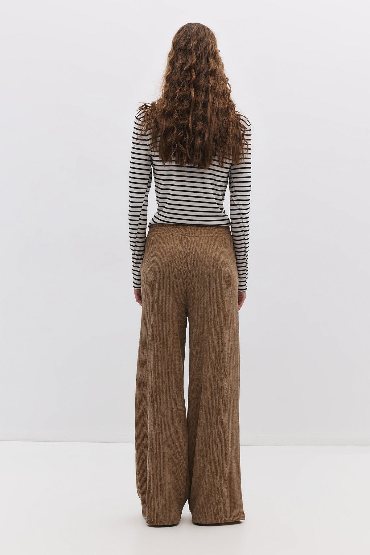 Bequeme Hose mit Struktur
