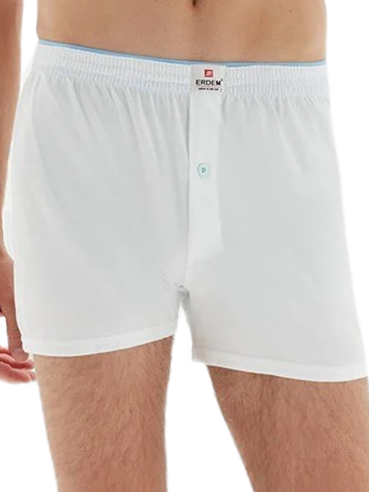 Erdem 9-teilige Boxershorts aus gekämmter Baumwolle, weiß, 14009