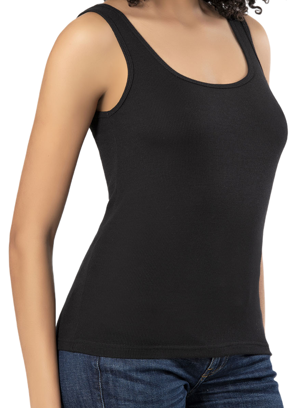 Erdem Underwear Schwarzes Viskose-Camisole Damen-Unterhemd 2106