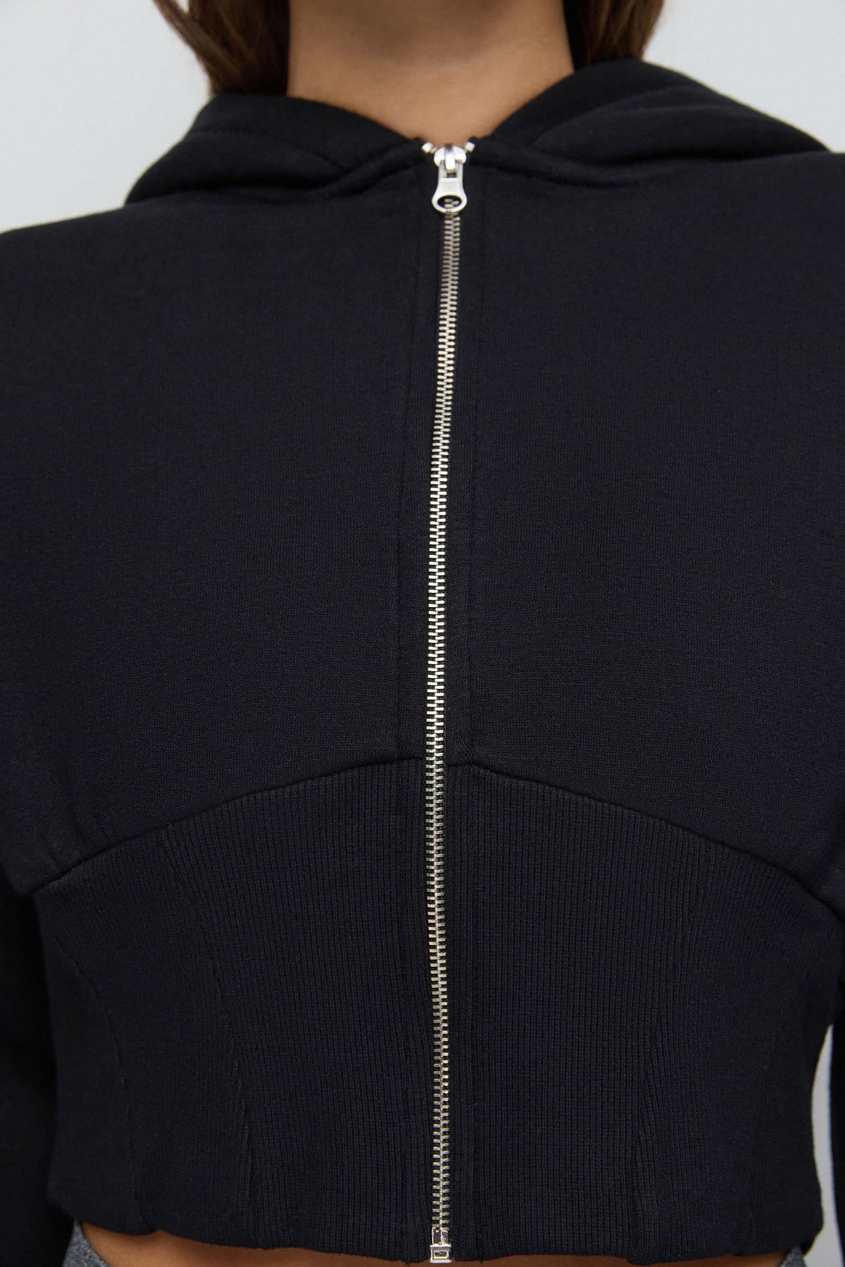 Kapuzenpullover mit Reißverschluss