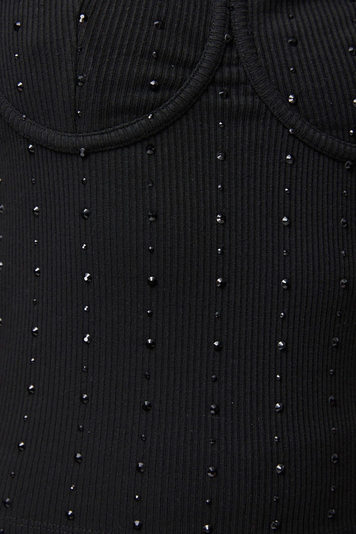 Verzierte Crop-Top-Bluse