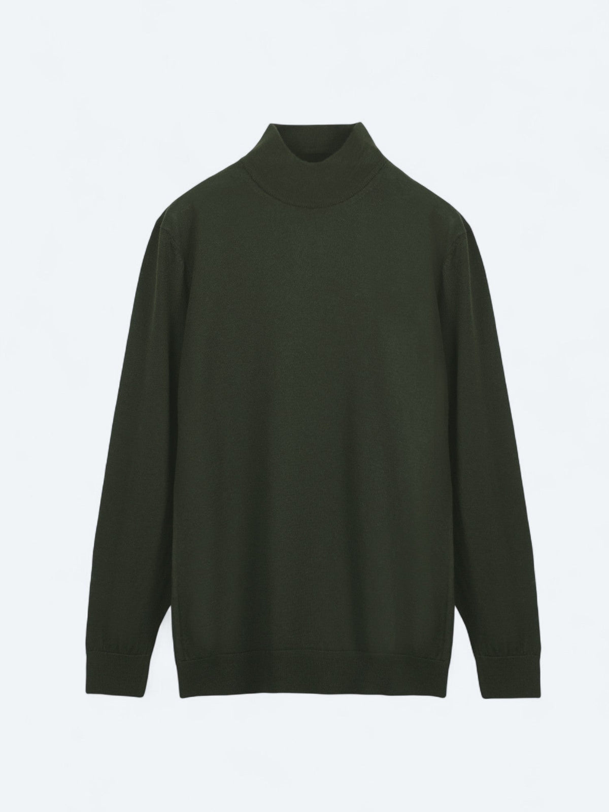 Grüner Strickpullover