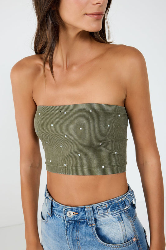 Bustier mit Steindetails