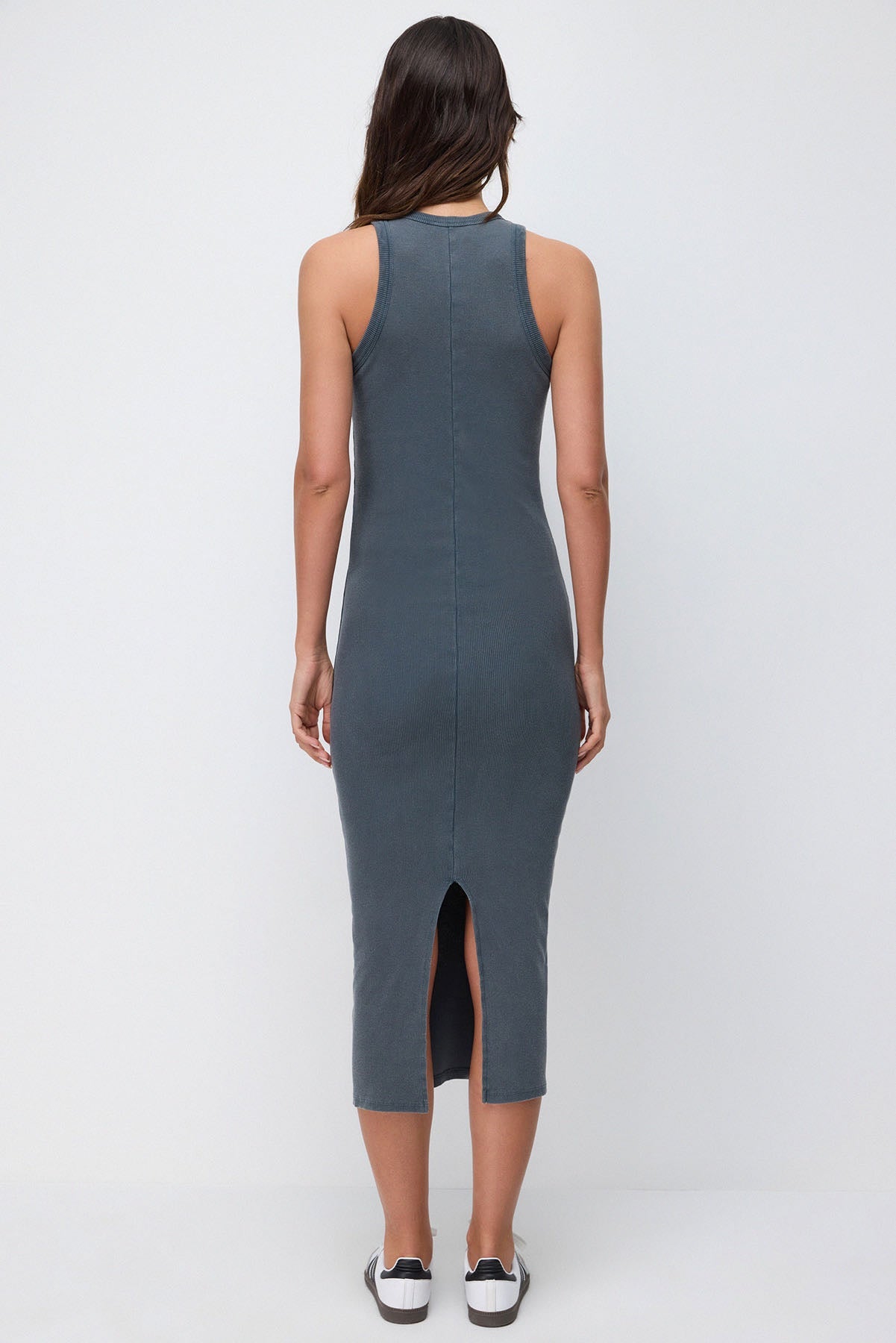Neckholder-Midikleid
