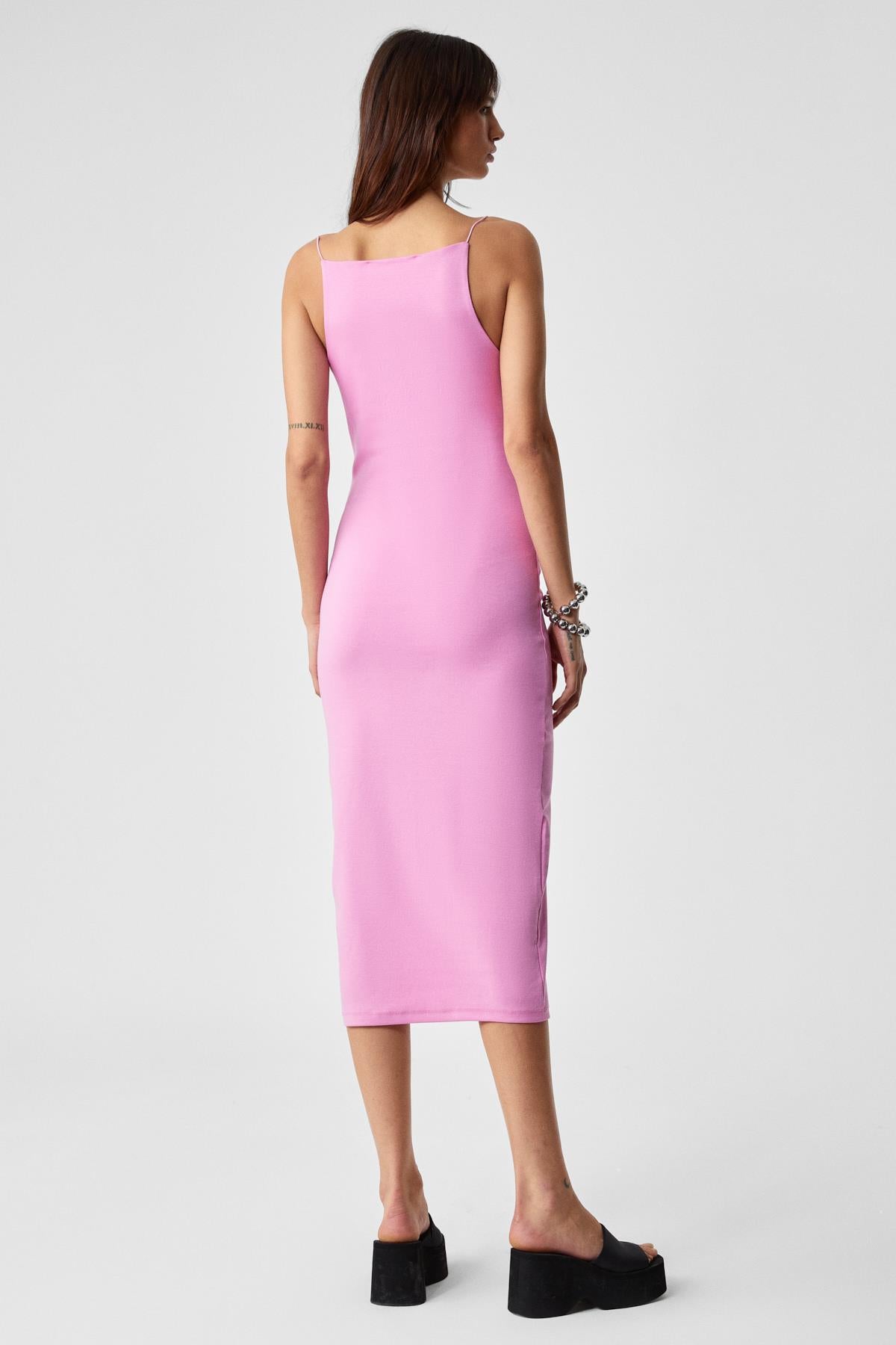 HAVVOLINE Damen Slim Ärmelloses Kleid