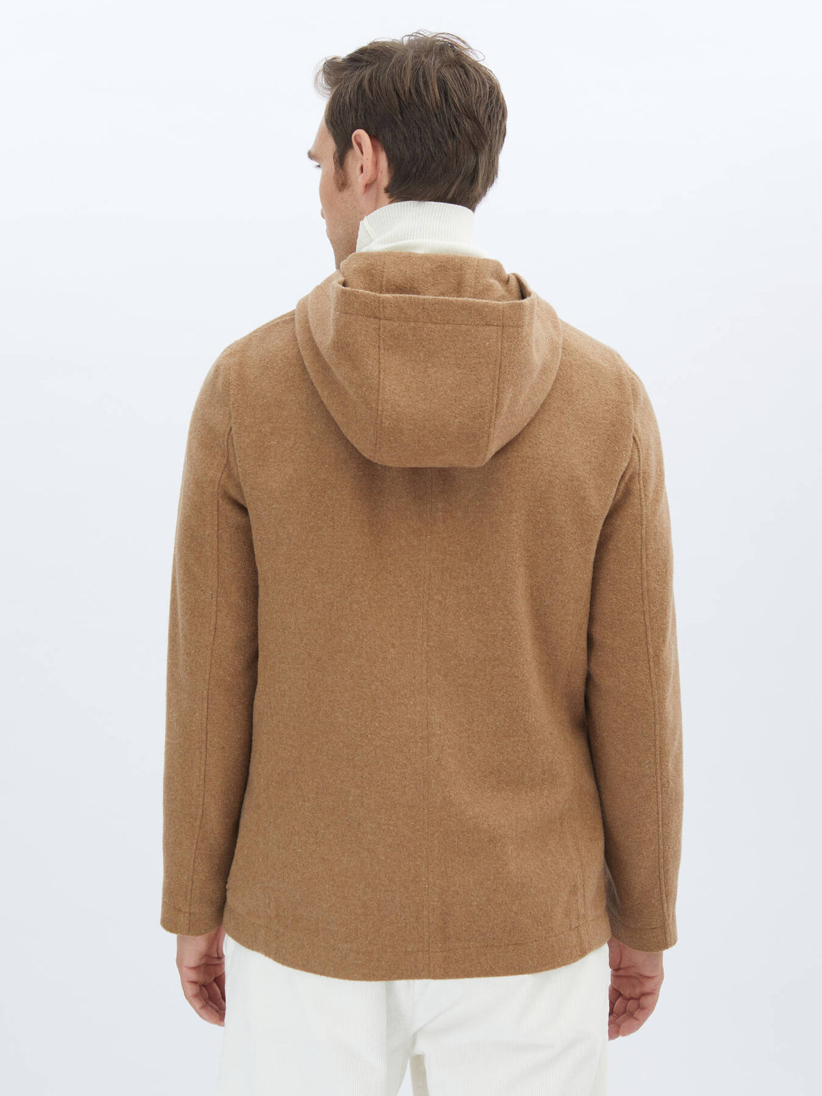 Schlichte Jacke aus Wollmischung mit moderner Passform