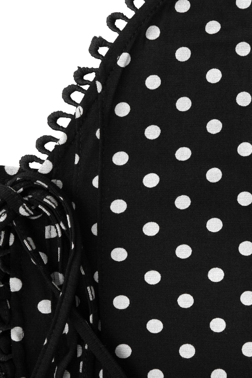 V-Ausschnitt Mini-Kleid mit Bindung