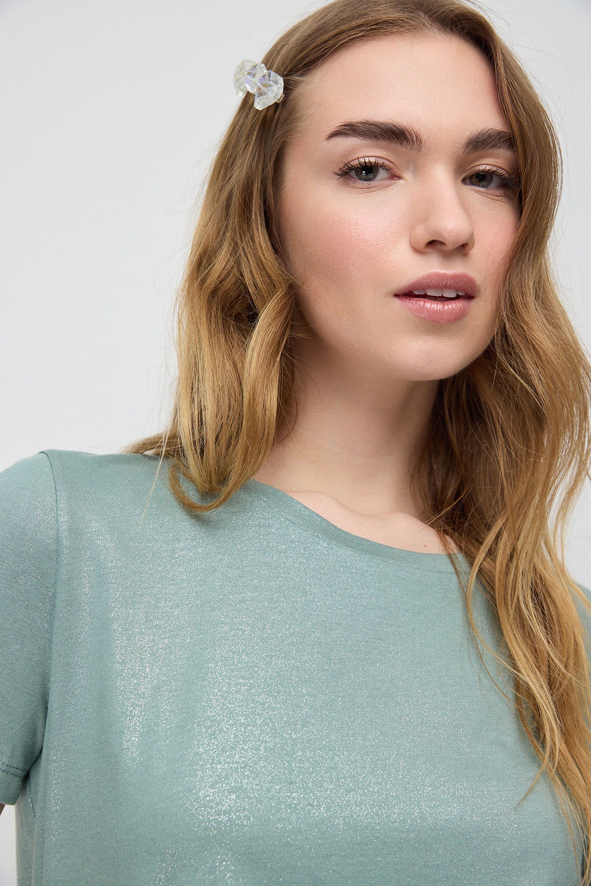 Basic-T-Shirt mit Rundhalsausschnitt
