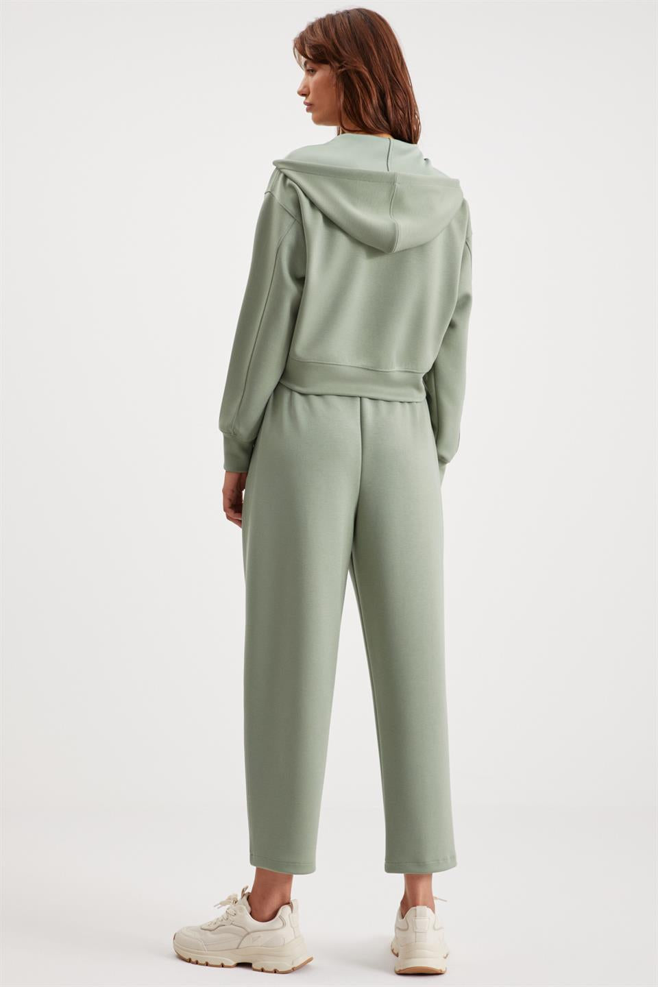 JILL Damen Lockeres Cropped Hoodie
