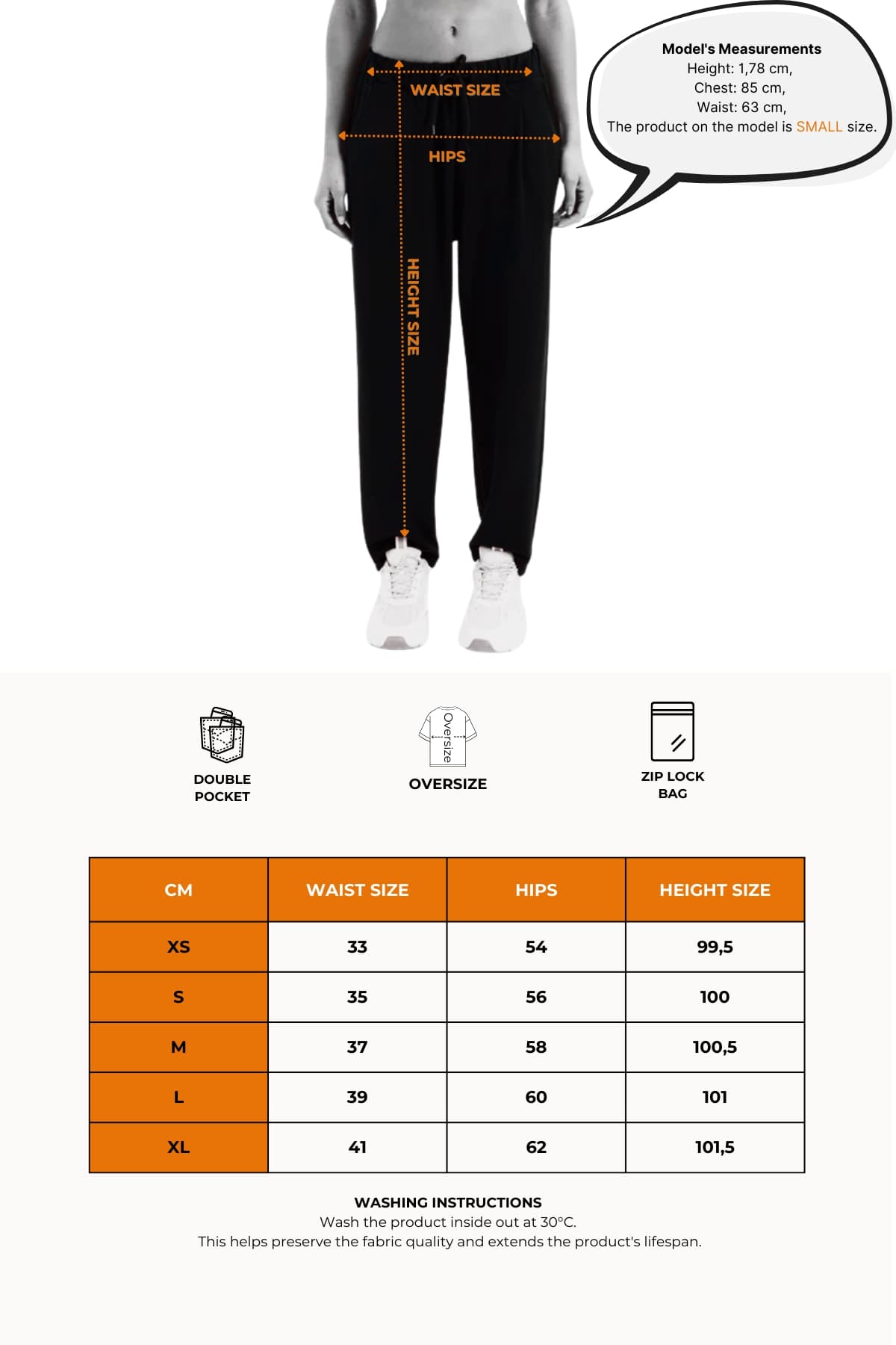 JUSTEVER Damen Jogginghose mit Gummibund