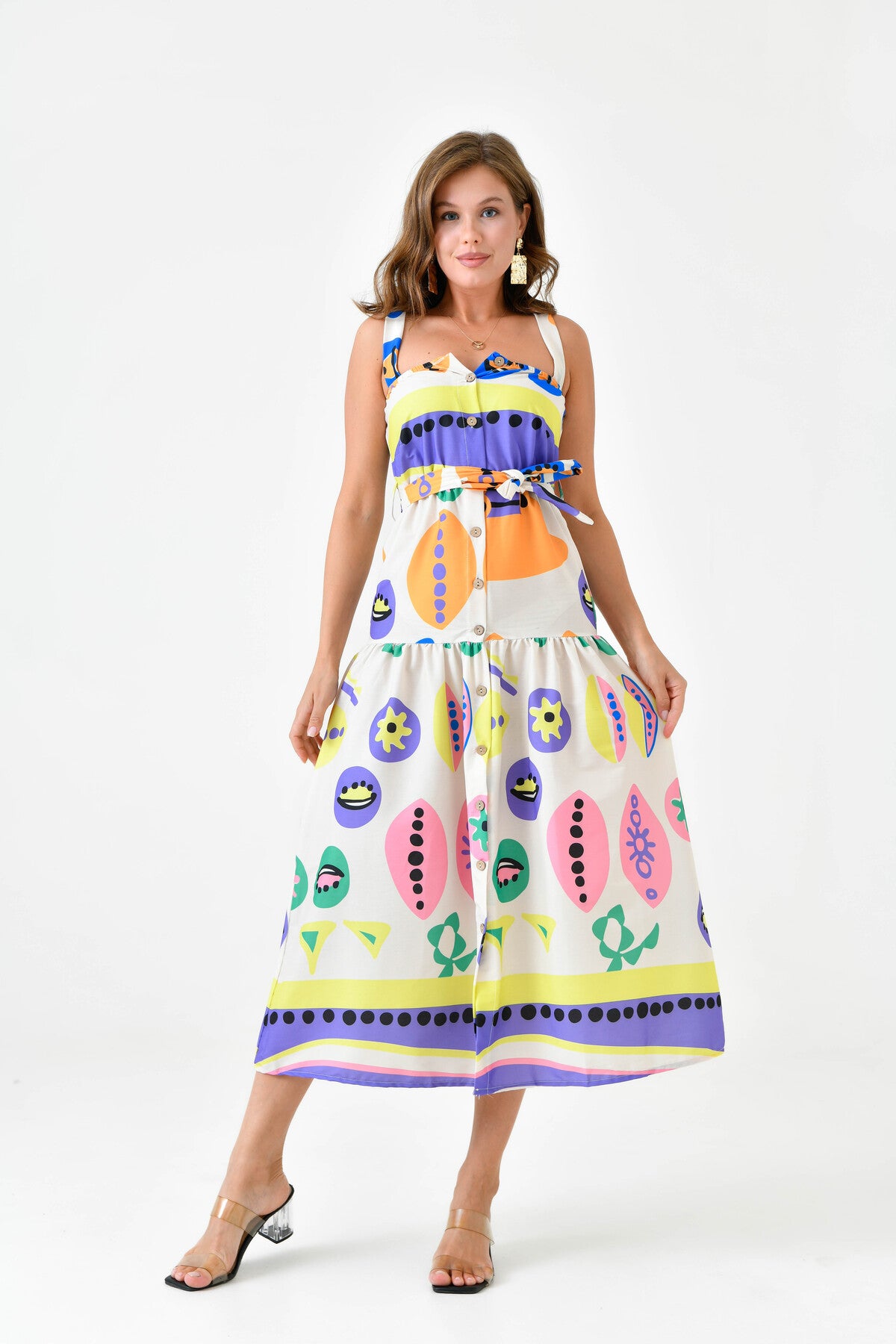Maxikleid mit Trägern