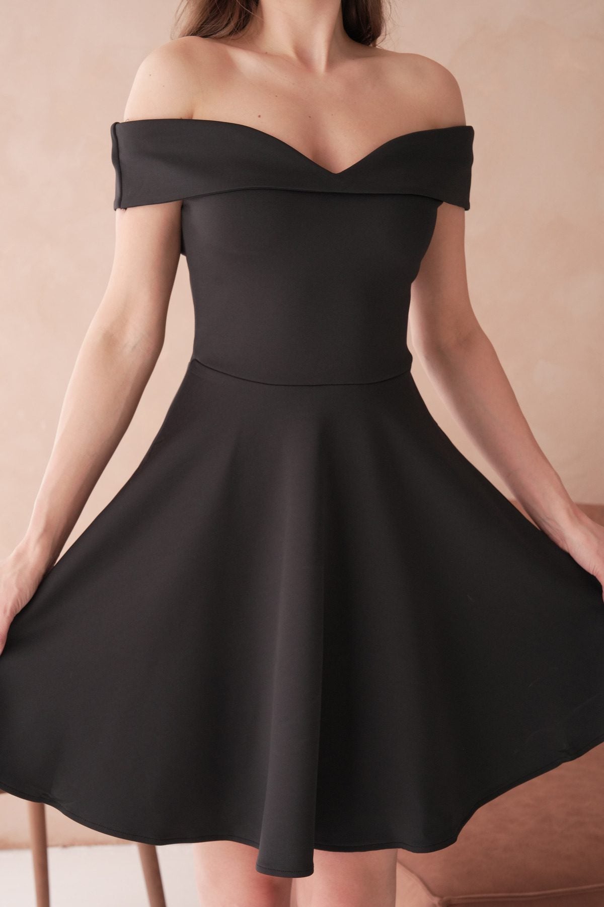 Trägerloses Kleid