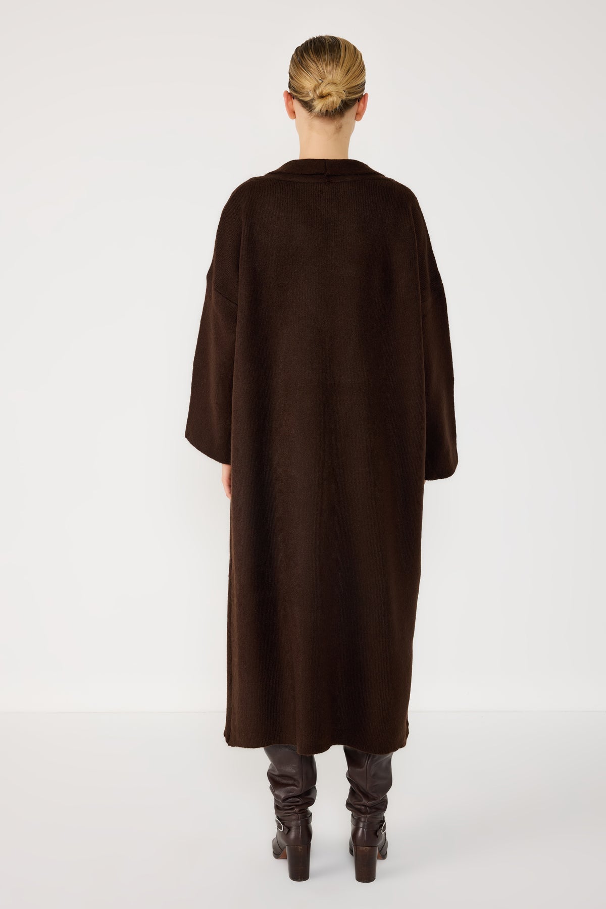 Langer Strickcardigan