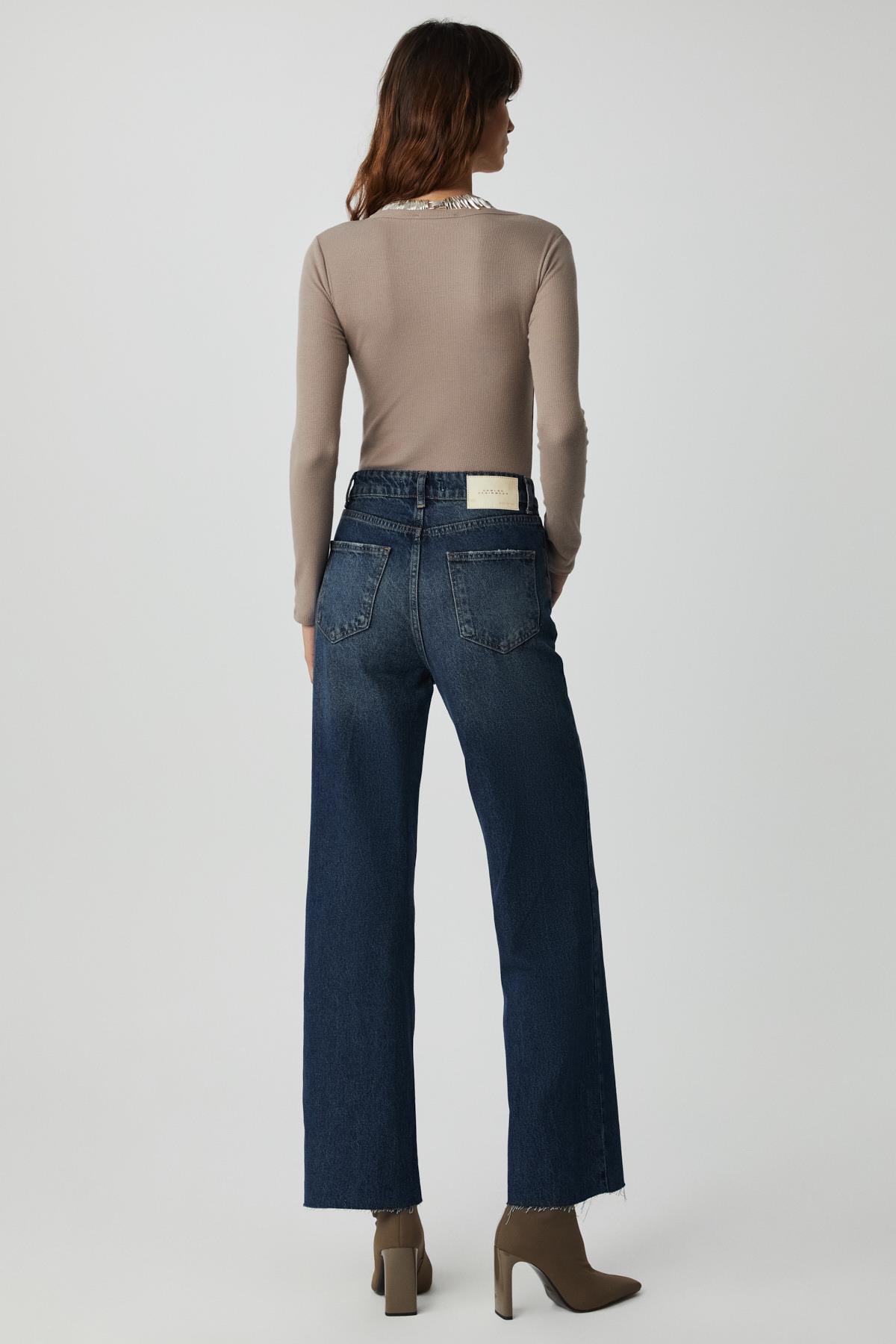 KALANI Damen V-Ausschnitt Bluse