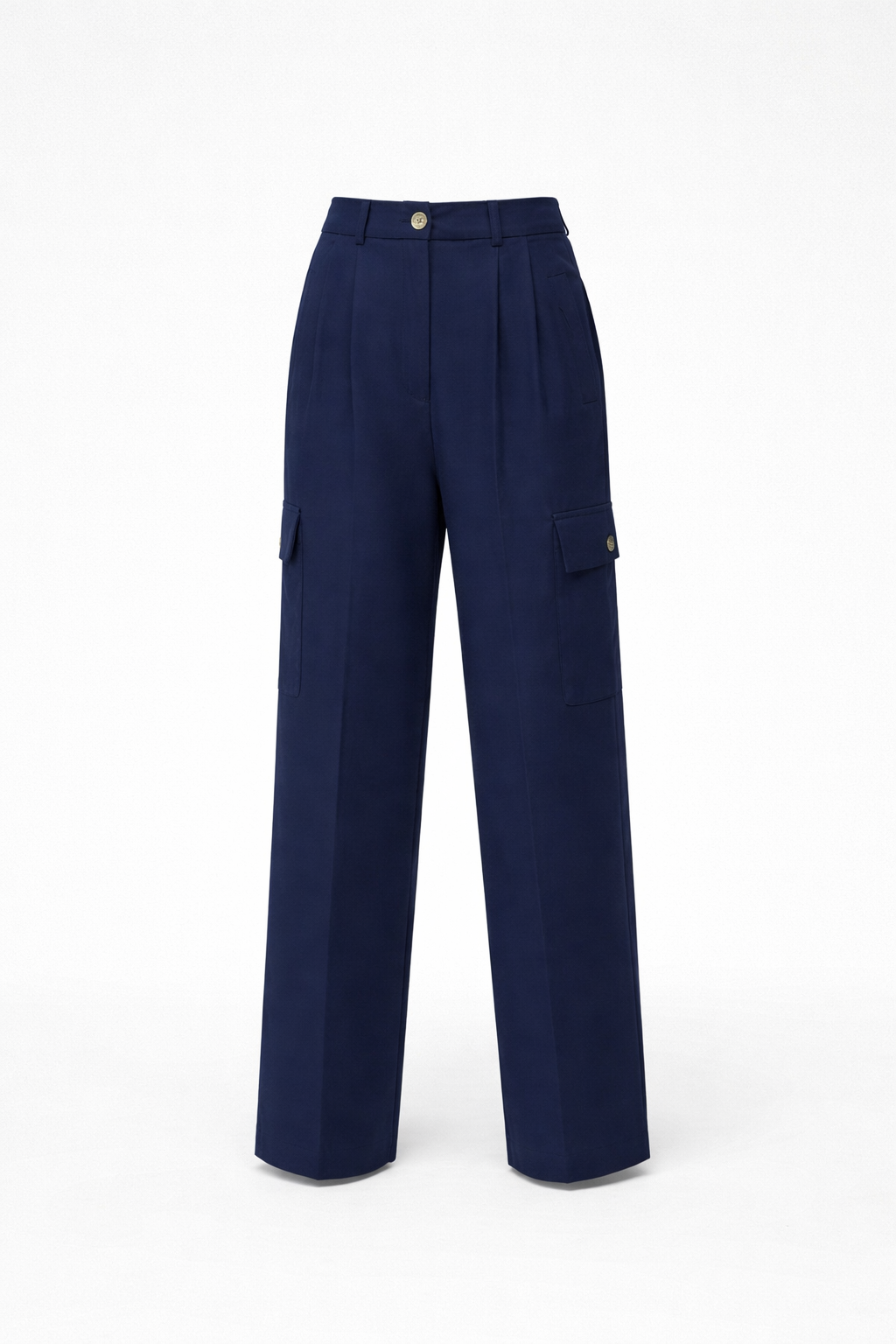 Gewebte Hose mit Cargotaschen