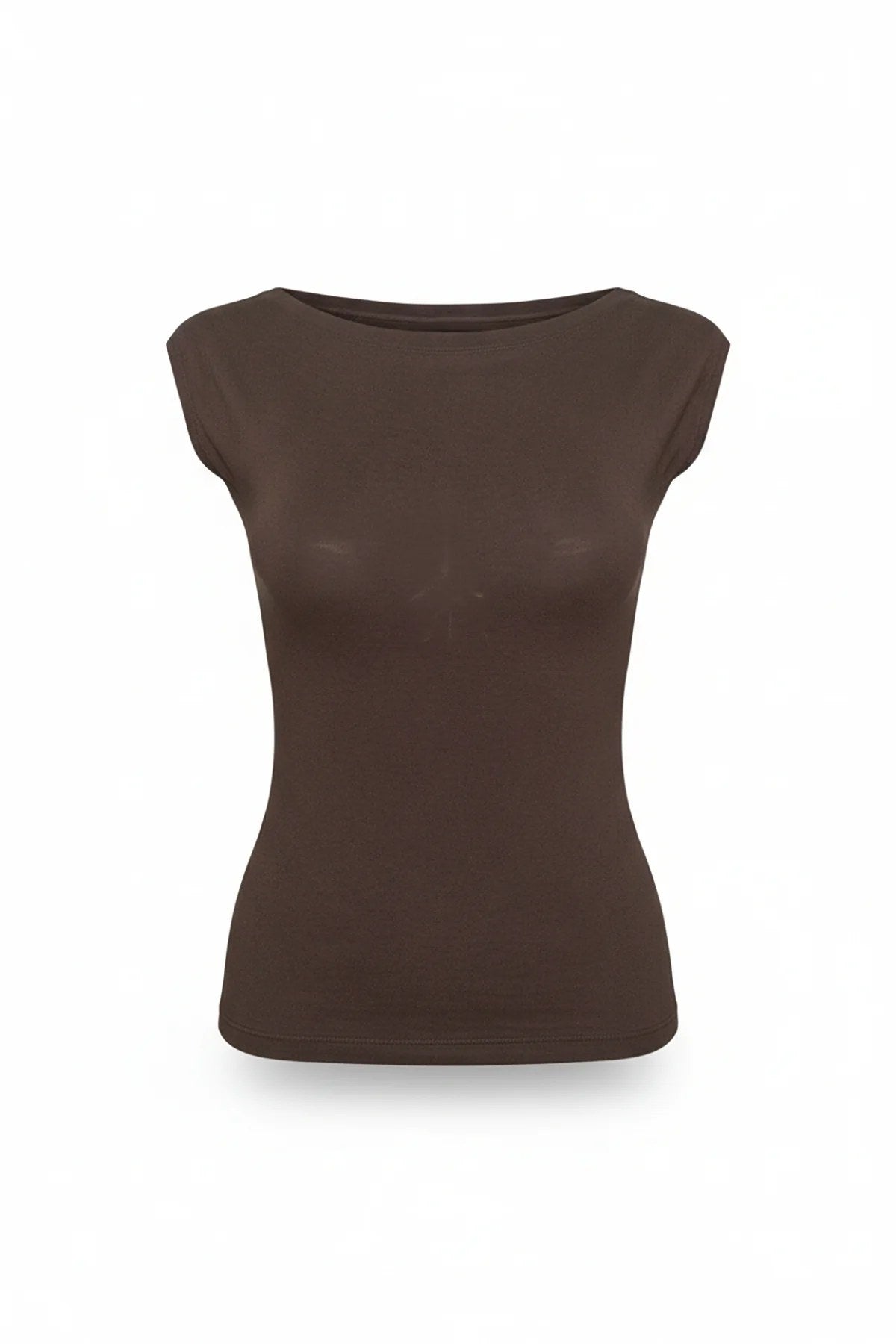 Bootsausschnitt Basic Bluse