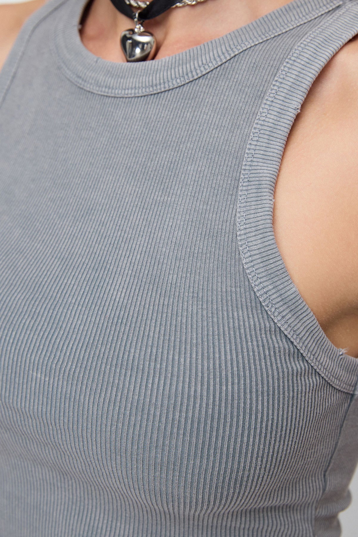 Ärmellose Crop-Bluse