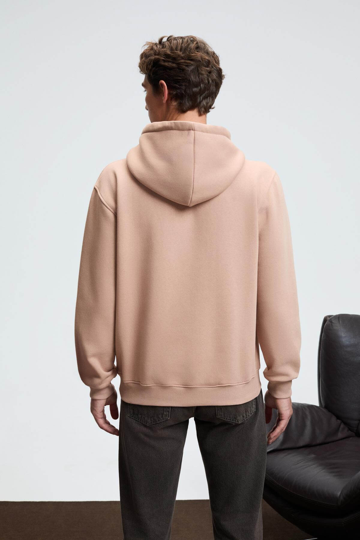 Herren Kapuzen-Sweatshirt Stickerei