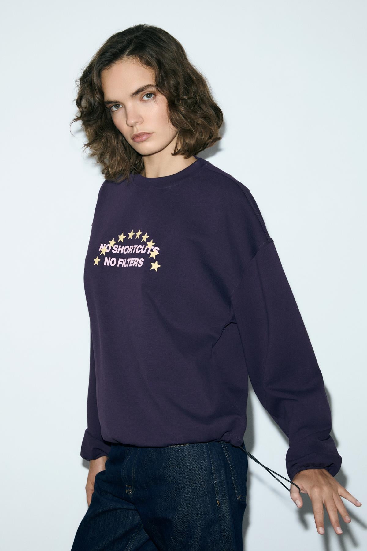 Damen Oversized Sweatshirt