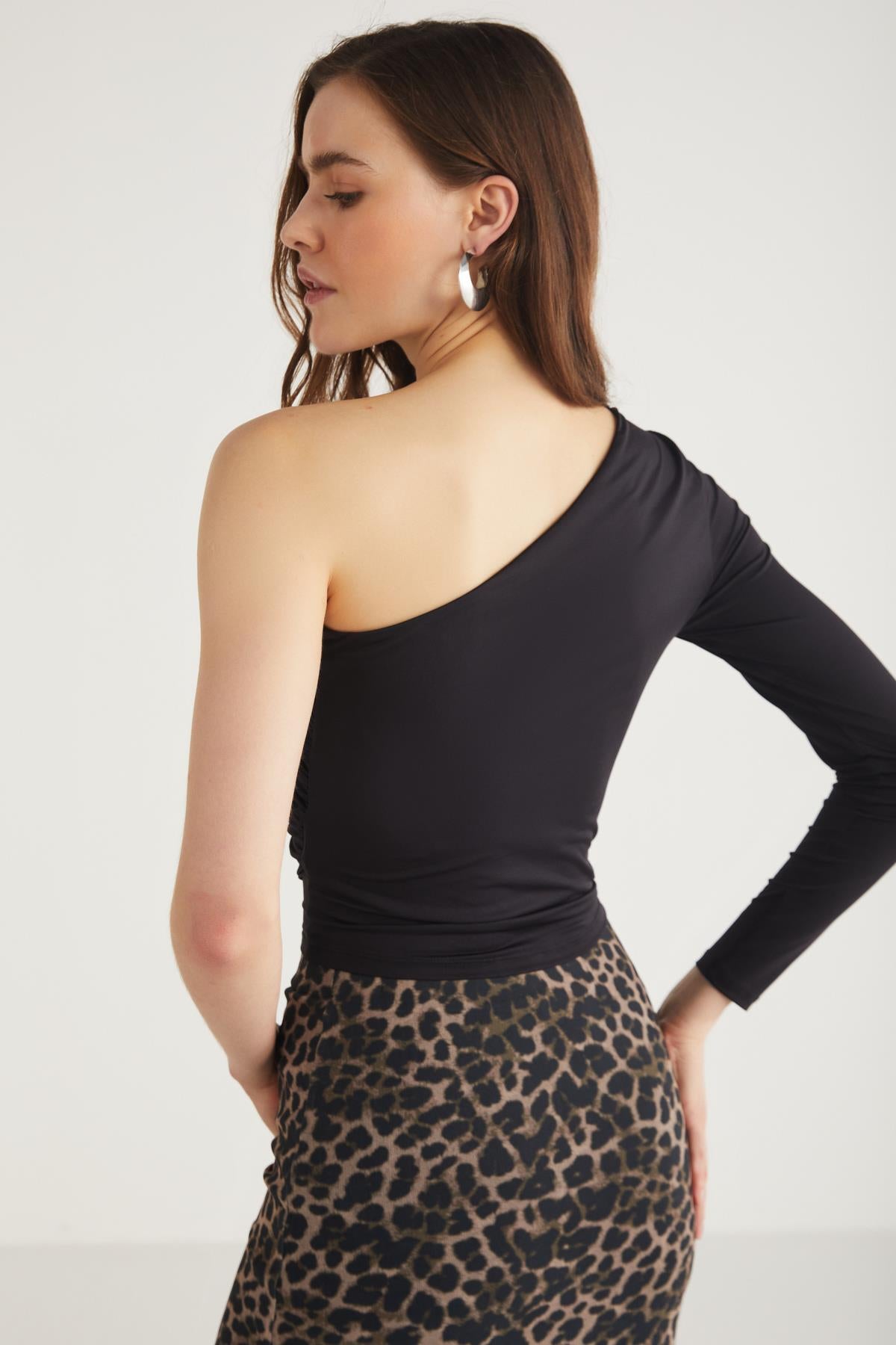 MAYA Damen Bluse mit Drapierung