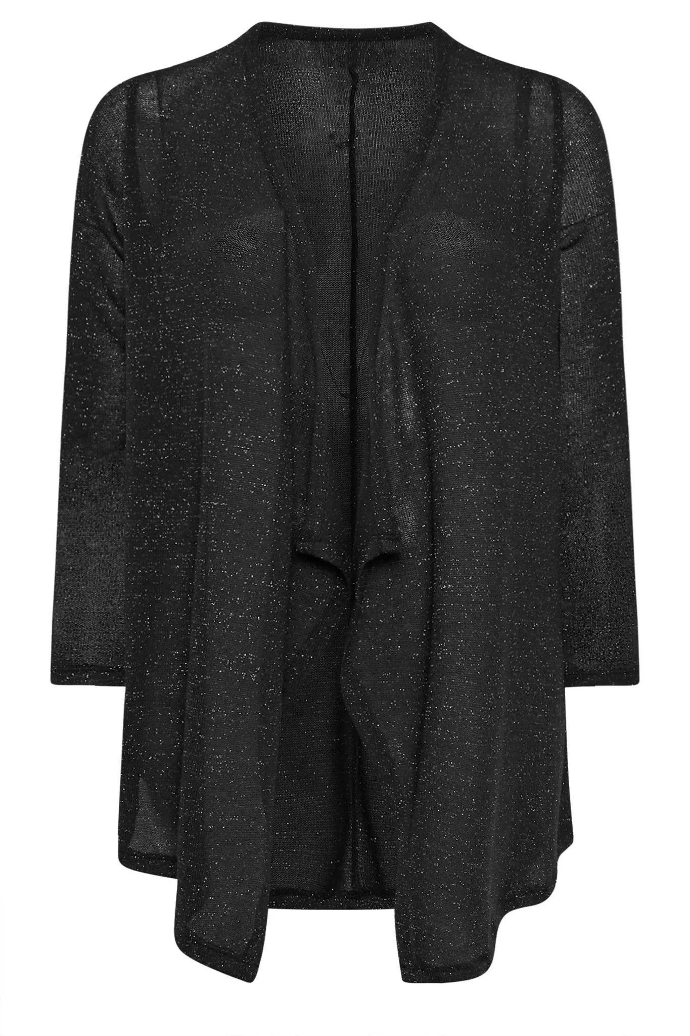 Glitzer-Strickjacke