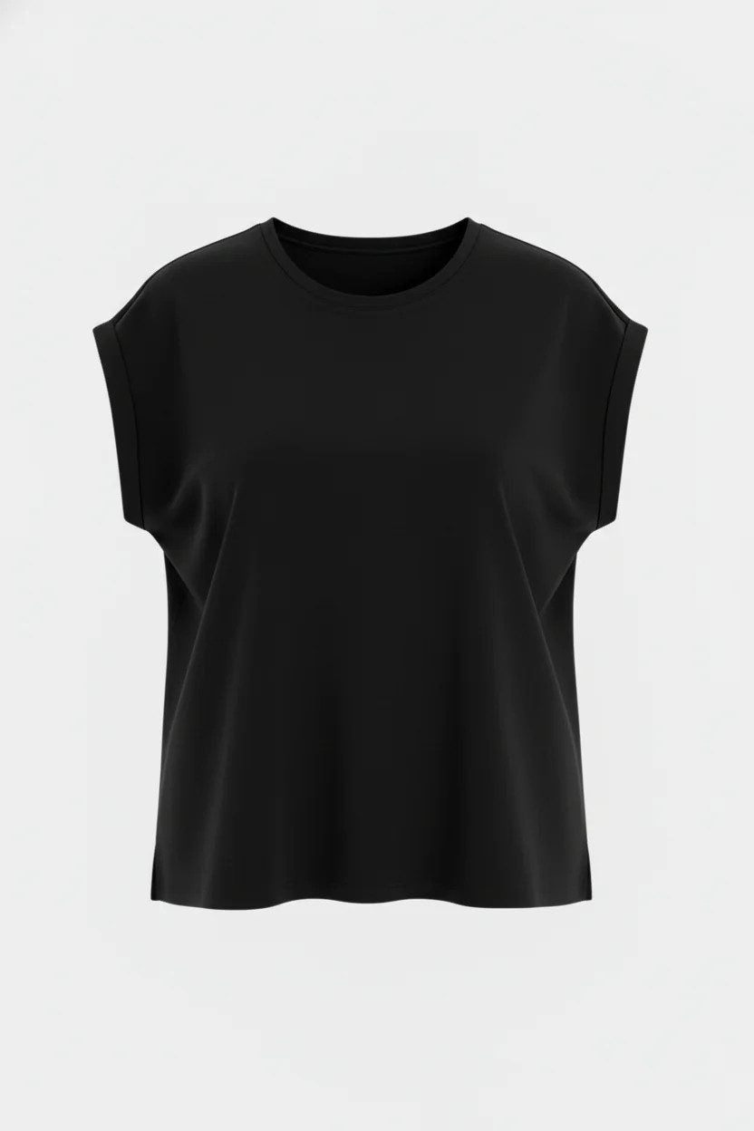 Ärmellose Jerseybluse