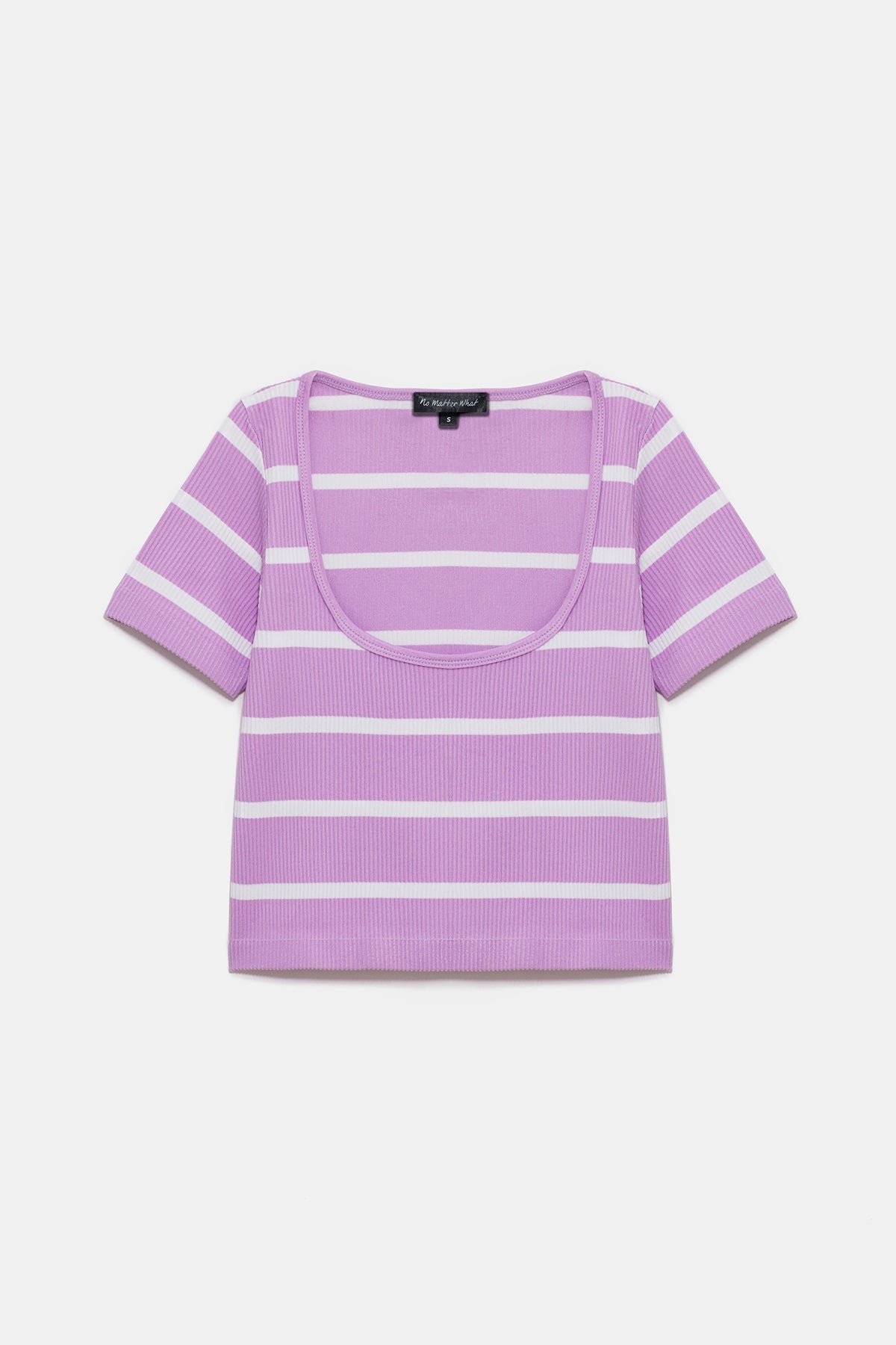 Gestreiftes Crop-T-Shirt