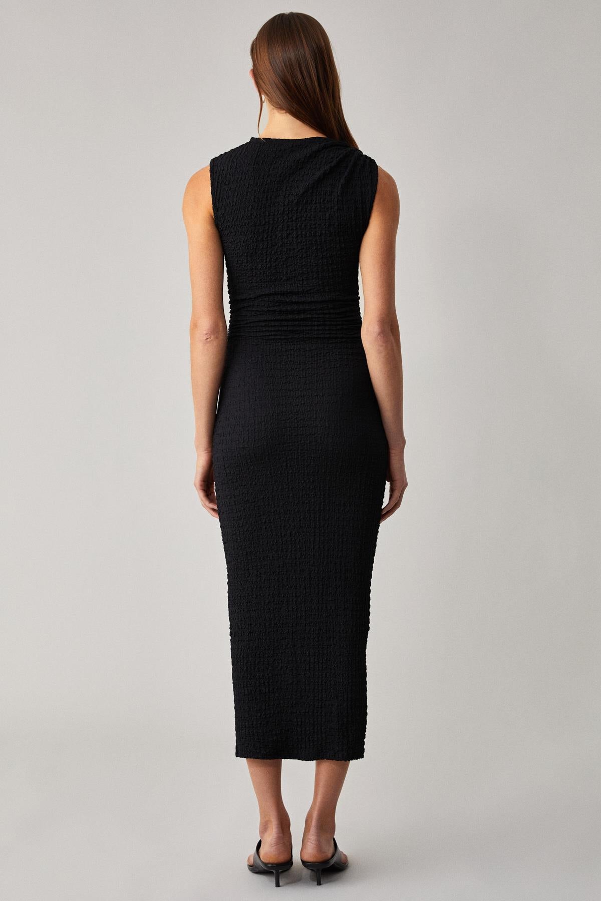 MORFY Damen Ärmelloses Midikleid
