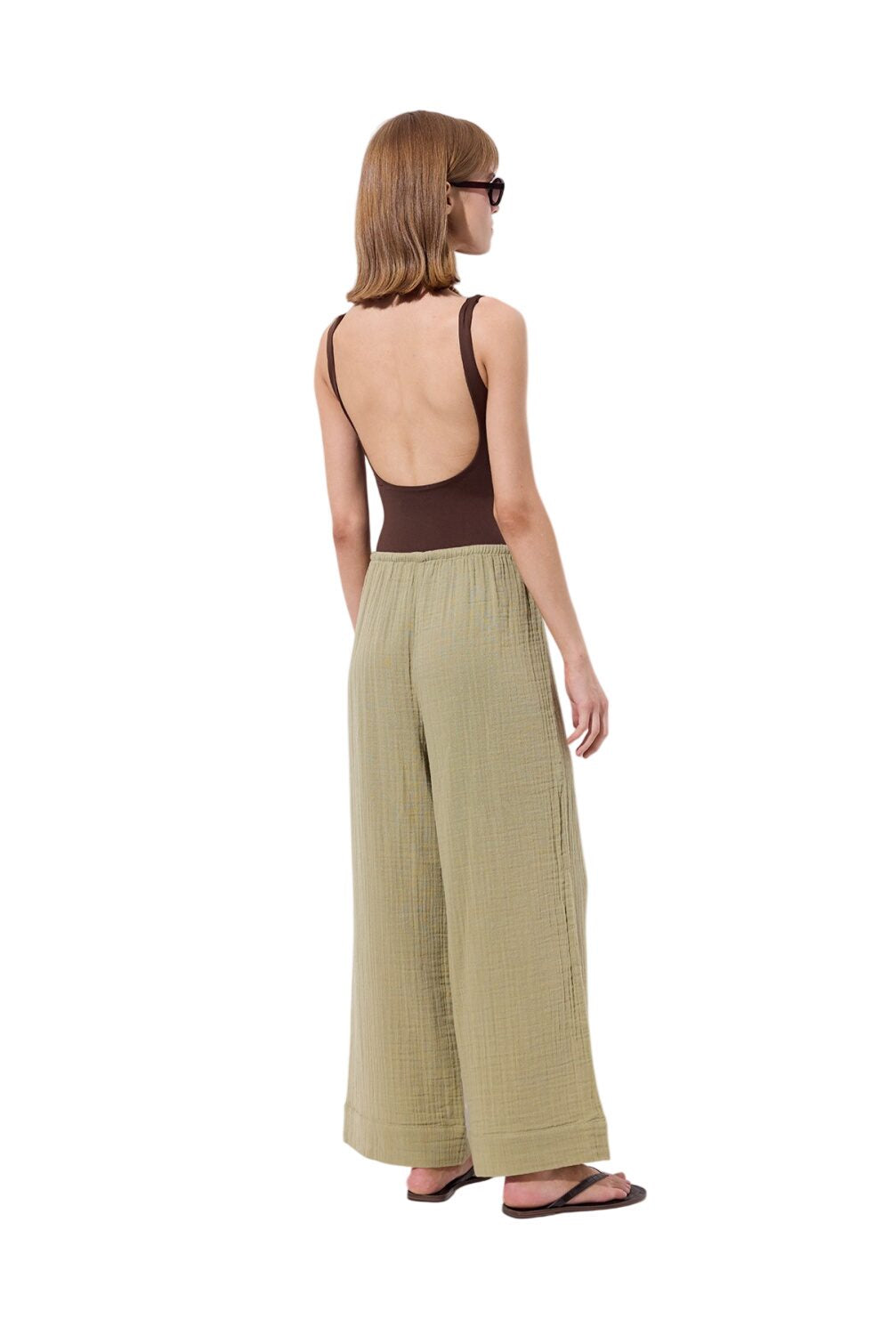 Schwarze Musselin-Bindehose