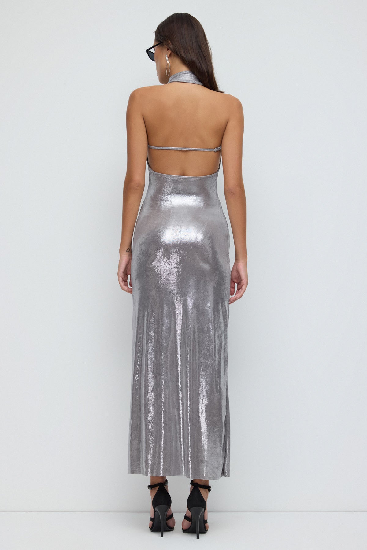 Maxikleid mit rückenfreiem Design