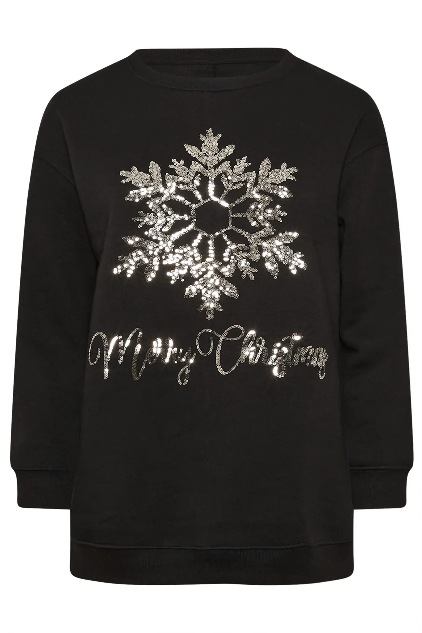 Pailletten-Sweatshirt