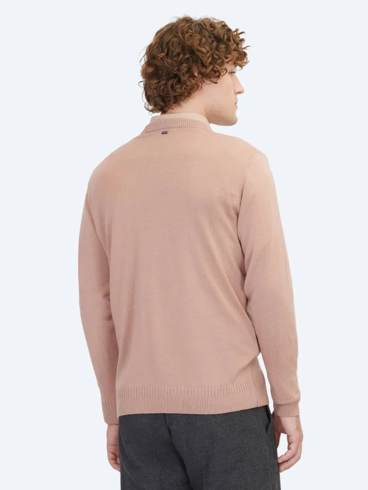 Lachs Strickpullover
