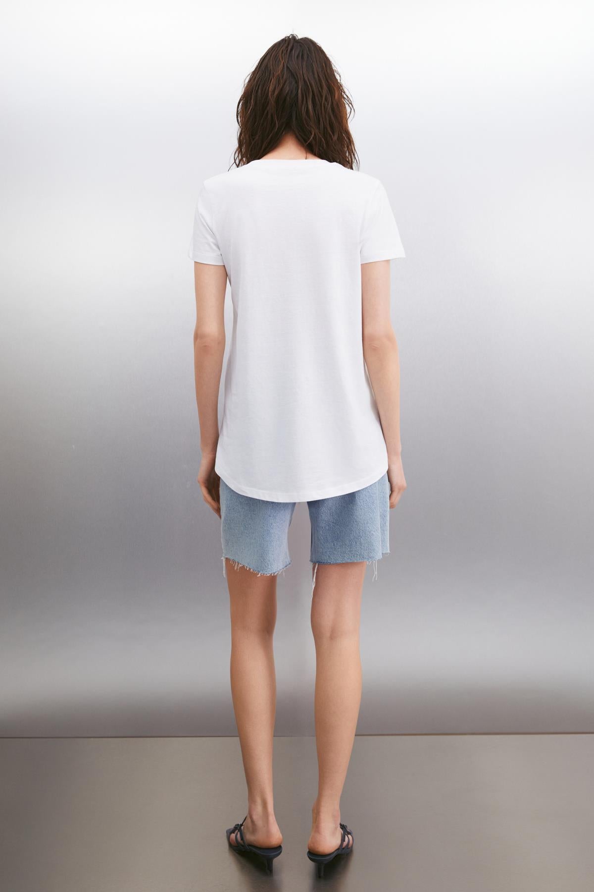 SAMANTHA Damen Bio Basic T-Shirt