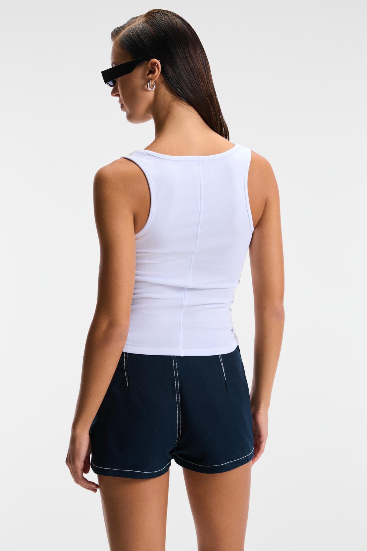 SEPHIRA Damen Slim-Fit Cutout Top