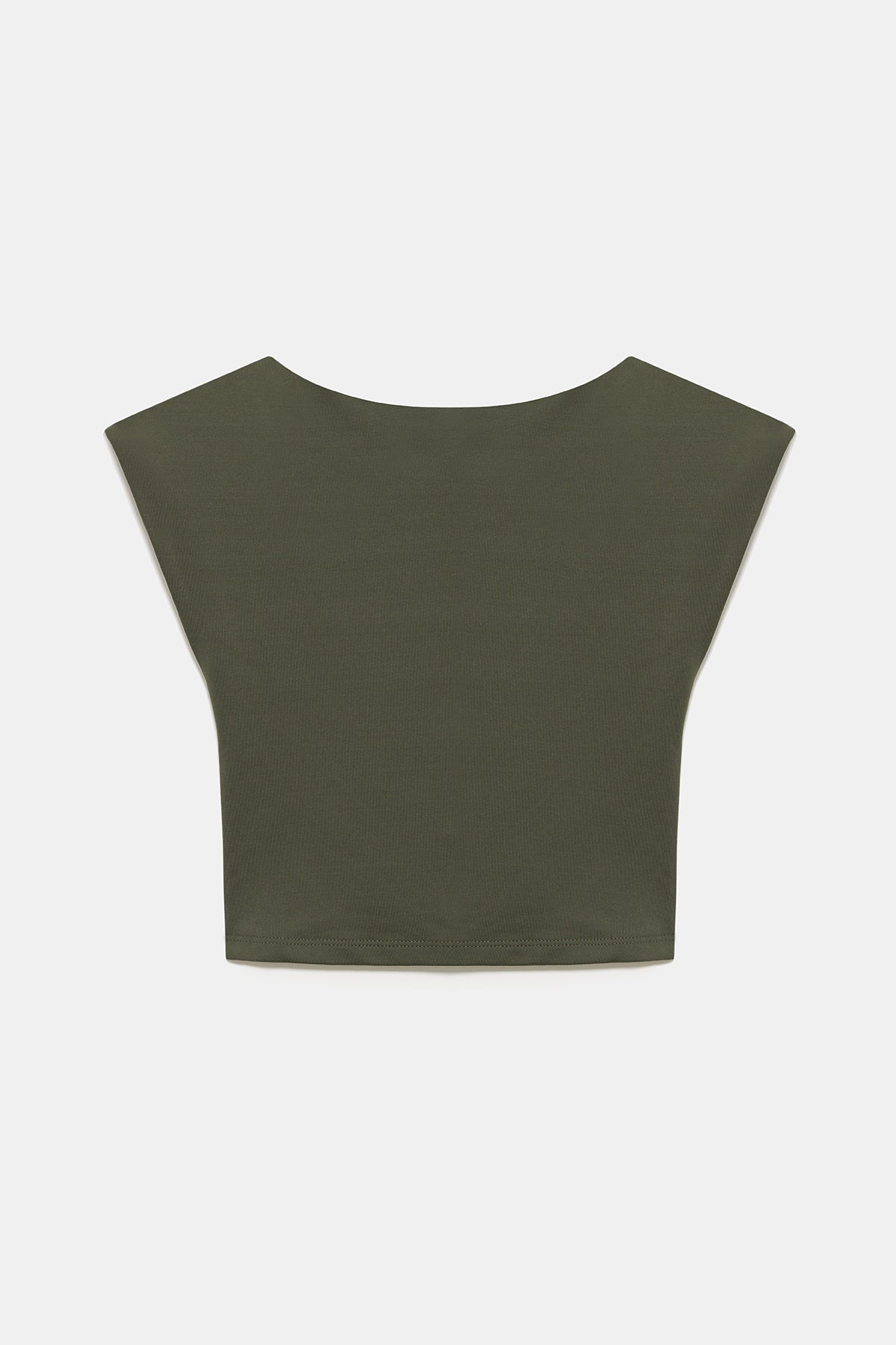 Rückenfreies Basic-Crop-Top