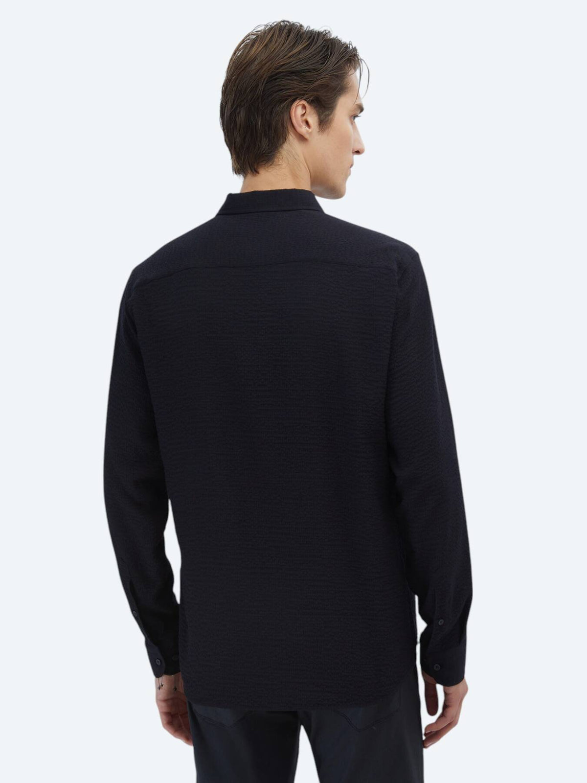 Klassisches Gewebtes Regular Fit Hemd