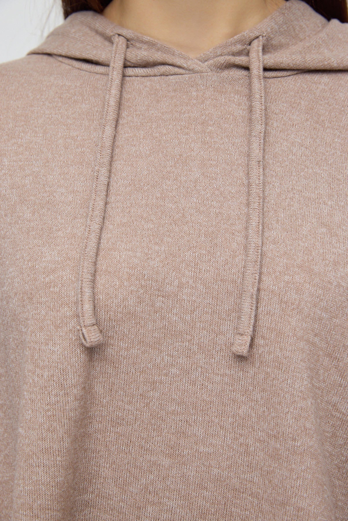 Kapuzen-Crop-Sweatshirt