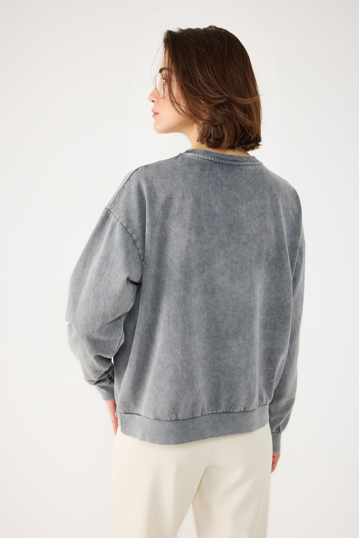 Bedrucktes Oversize-Sweatshirt