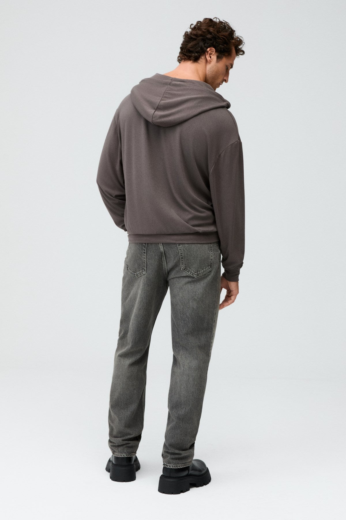 SOREN Herren Dünnes Kapuzensweatshirt