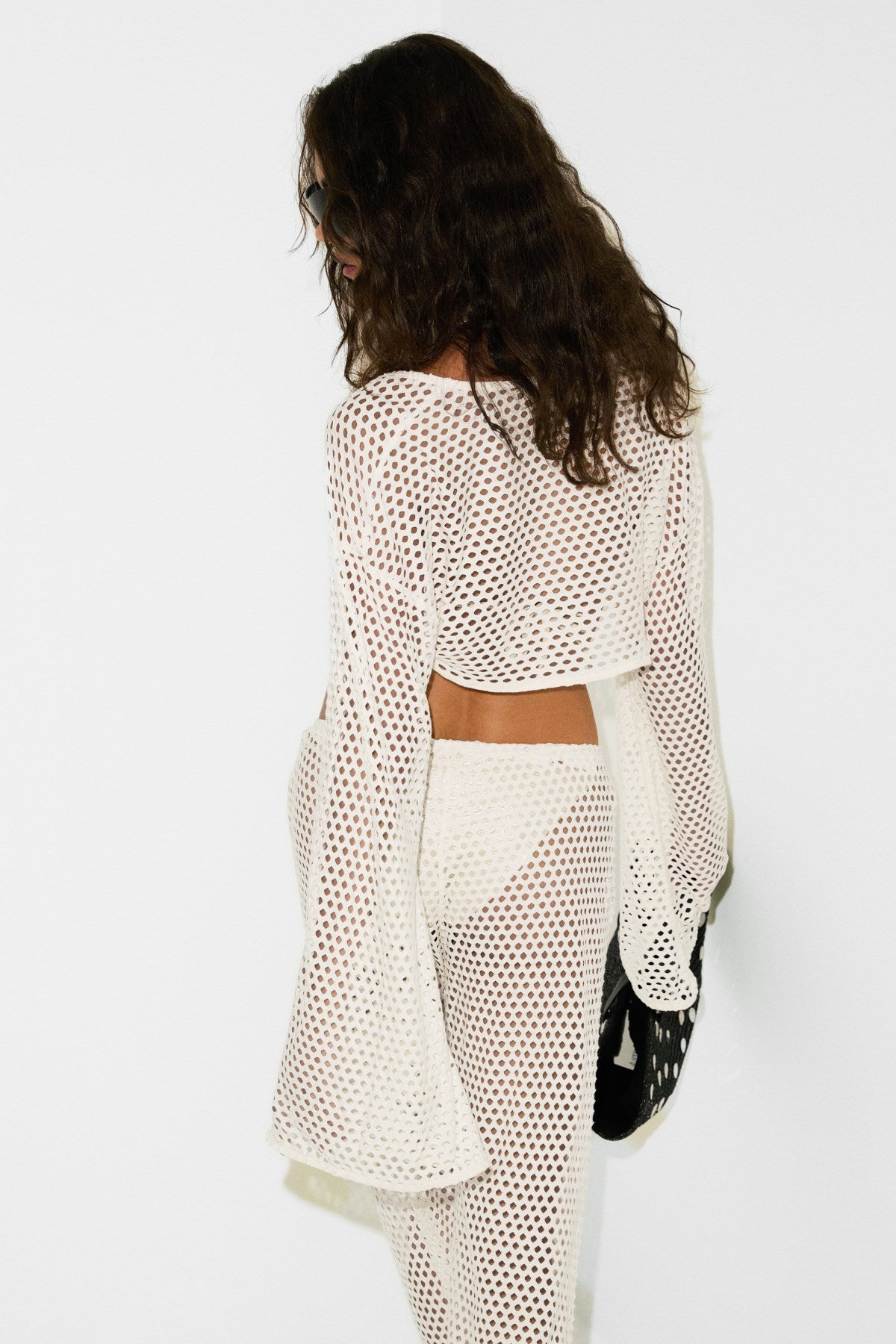 SPINGLES Damen Mesh Strand Bolero