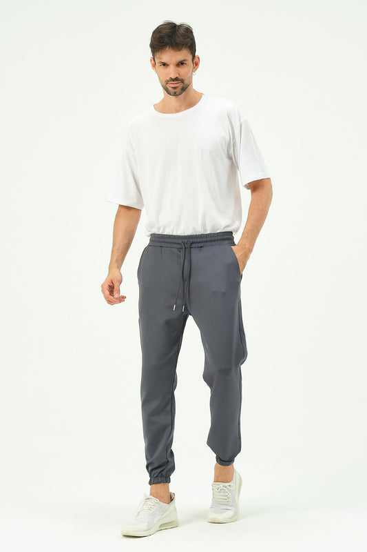 Herren Jogginghose mit elastischem Bund und Seitentasche