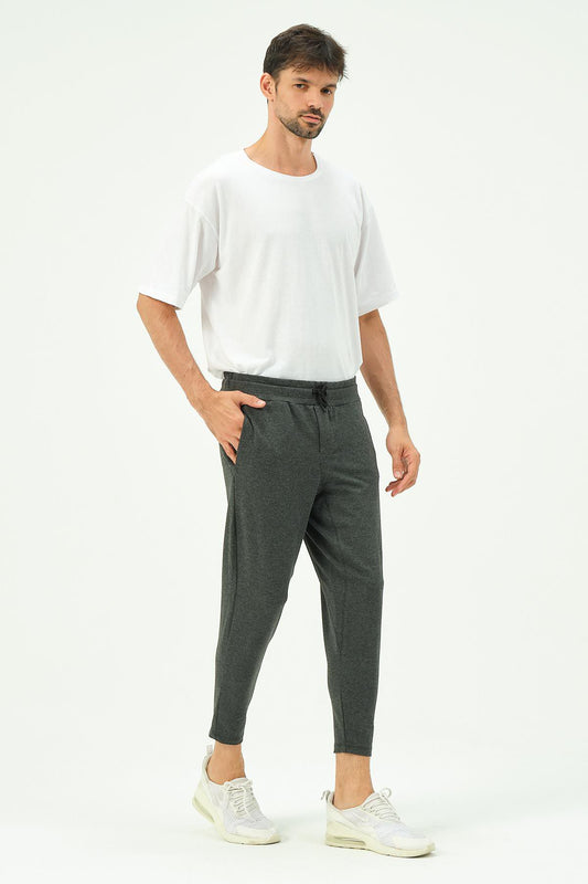 Herren Straight Leg Gesäßtaschen Jogginghose