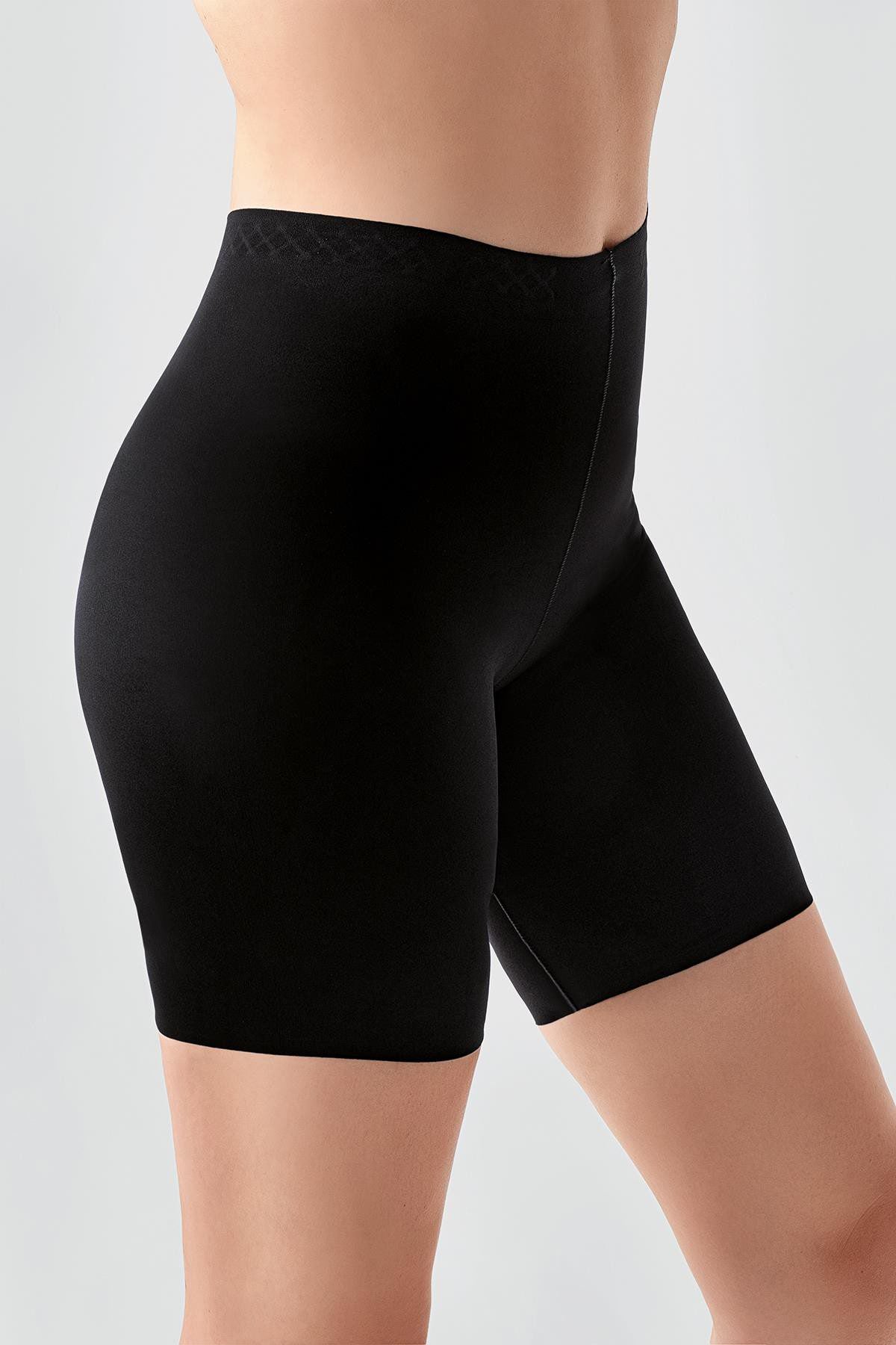 Nahtlose Hohe Taille Laser Cut Shapewear Shorts