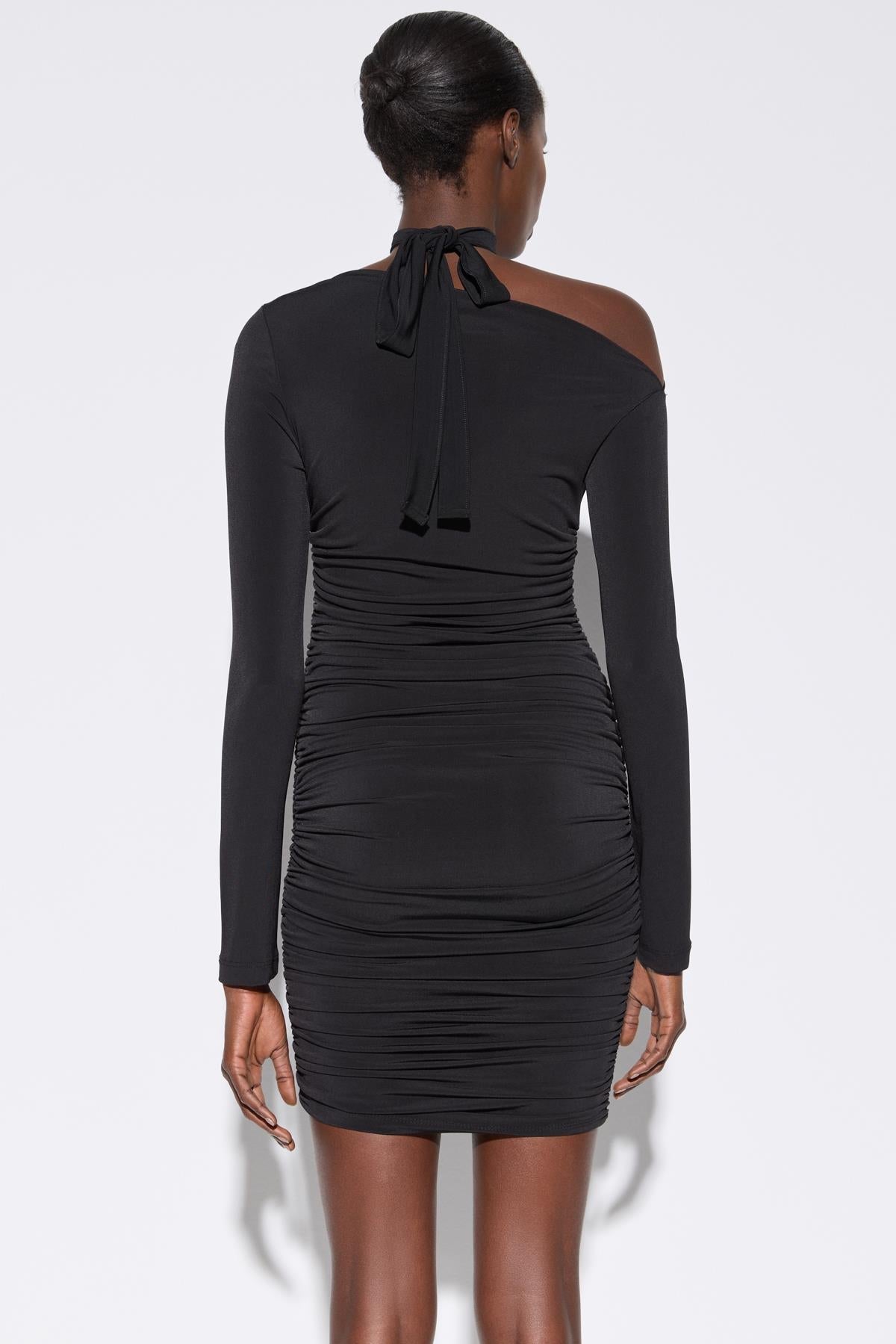 Gerafftes Minikleid