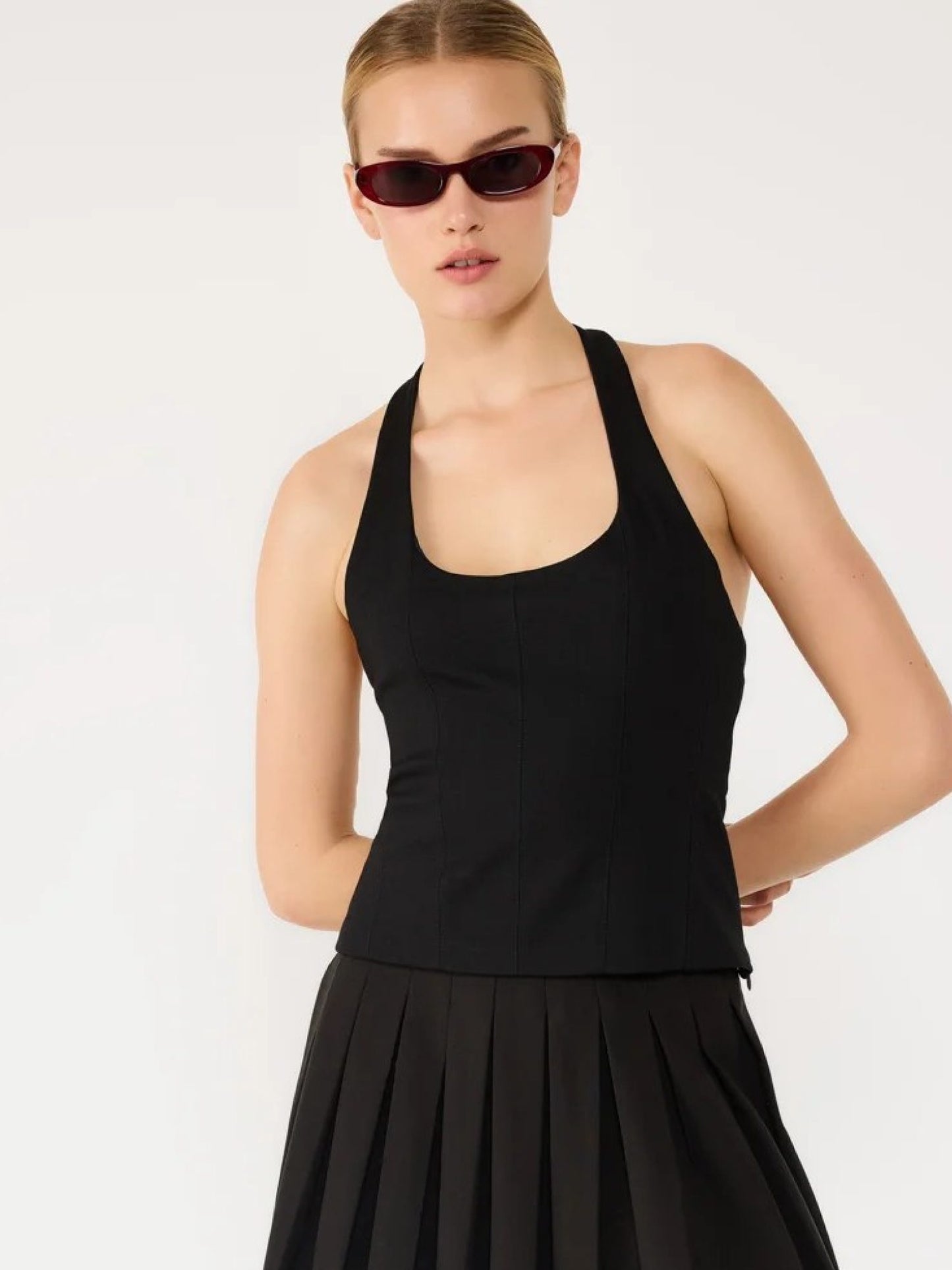 Ärmellose Bluse